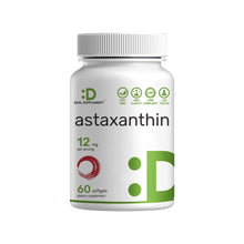 Load image into Gallery viewer, Astaxanthin 12 mg Per Serving, 60 Softgels