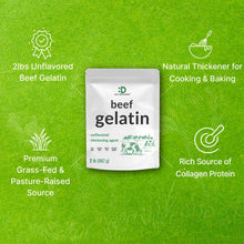 Load image into Gallery viewer, Unflavored Beef Gelatin Powder, 2lbs