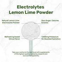 Load image into Gallery viewer, Electrolytes Powder, 1lb – Lemon Lime Flavor – Daily Electrolyte Drink Mix