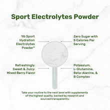 Load image into Gallery viewer, Electrolytes Powder, 1lb – Sugar Free Mixed Berry Flavor
