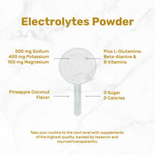 Load image into Gallery viewer, Electrolytes Powder Pineapple Coconut Flavor 1lb