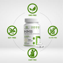 Load image into Gallery viewer, Ultra Strength HMB Supplements 3,000mg Per Serving, 240 Capsules