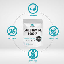 Load image into Gallery viewer, L Glutamine Powder Supplement, 5g Per Serving, 2lbs