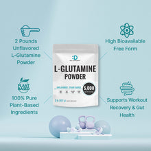 Load image into Gallery viewer, L Glutamine Powder Supplement, 5g Per Serving, 2lbs