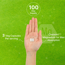 Load image into Gallery viewer, Magnesium Citrate 400mg Per Serving, 300 Veggie Capsules