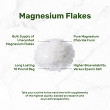 Load image into Gallery viewer, Unscented Magnesium Flakes, 10lbs
