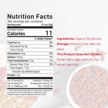 Load image into Gallery viewer, Sun Dried Organic Goji Berries, 2lbs