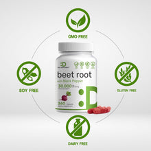 Load image into Gallery viewer, Two Pack Beet Root Capsules 30000mg Per Serving, 720 Counts