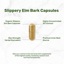 Load image into Gallery viewer, Slippery Elm Capsules, 6,000mg Per Serving – 300 Pills