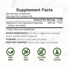 Load image into Gallery viewer, Triple Magnesium Complex 500mg, 240 Capsules