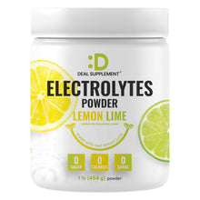 Load image into Gallery viewer, Electrolytes Powder, 1lb – Lemon Lime Flavor – Daily Electrolyte Drink Mix