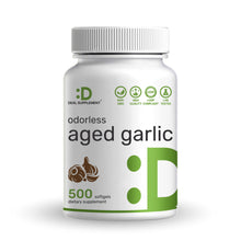 Load image into Gallery viewer, Odorless Aged Garlic, 500 Softgels