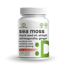 Load image into Gallery viewer, Irish Sea Moss 7,000mg Per Serving, 240 Veggie Capsules