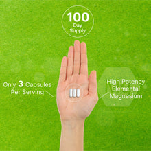 Load image into Gallery viewer, Magnesium Glycinate 400mg, 300 Capsule