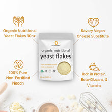 Load image into Gallery viewer, Organic Nutritional Yeast Flakes 10oz