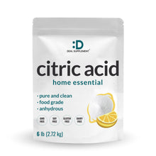 Load image into Gallery viewer, Citric Acid 6 Pounds Fine Granular Powder
