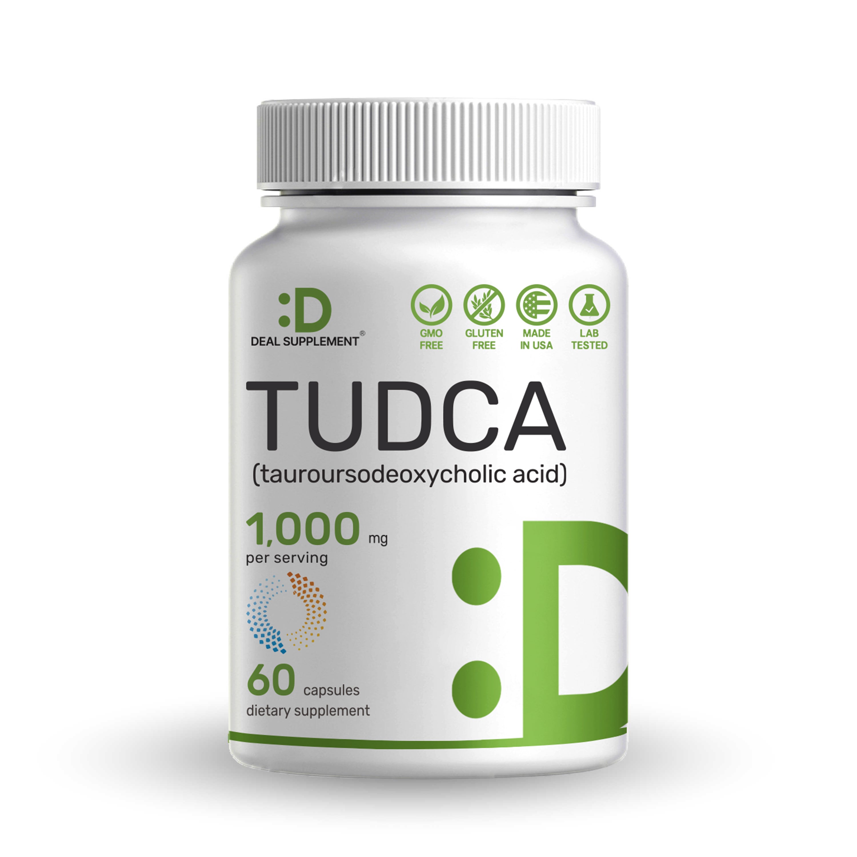 TUDCA 1000mg, 60 Capsules Deal Supplement