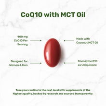 Load image into Gallery viewer, CoQ10 400mg with MCT Oil, 240 Softgels
