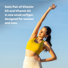 Load image into Gallery viewer, Vitamin D3 10,000 IU + K2 MK7 200mcg Per Serving
