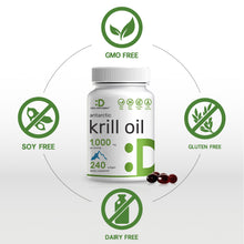 Load image into Gallery viewer, Antarctic Krill Oil, 1,000mg Per Serving, 240 Softgels
