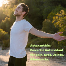Load image into Gallery viewer, Astaxanthin 24mg Per Serving, 120 Softgels – Double Strength Microalgae
