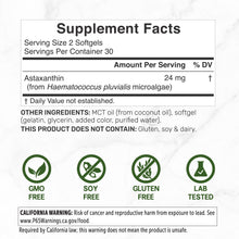 Load image into Gallery viewer, Astaxanthin 24mg 60 Softgels with MCT Oil
