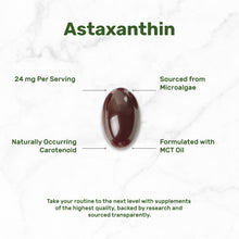 Load image into Gallery viewer, Astaxanthin 24mg 60 Softgels with MCT Oil
