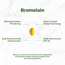 Load image into Gallery viewer, Bromelain 500mg, 300 Softgels
