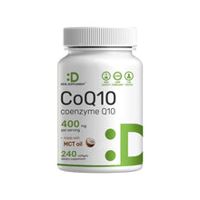 Load image into Gallery viewer, CoQ10 400mg with MCT Oil, 240 Softgels
