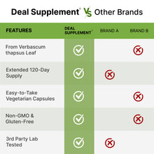 Load image into Gallery viewer, Mullein Leaf Extract, 240 Veggie Capsules

