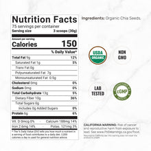 Load image into Gallery viewer, Organic Chia Seeds, 5lb
