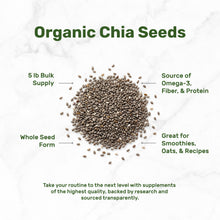 Load image into Gallery viewer, Organic Chia Seeds, 5lb

