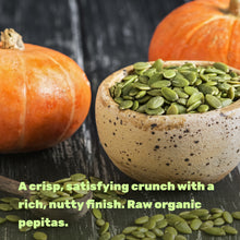 Load image into Gallery viewer, Organic Raw Pumpkin Seeds, Bulk 3 lb (48 oz), Unsalted Shelled Pepitas
