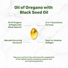 Load image into Gallery viewer, Oil of Oregano Softgels with Black Seed Oil
