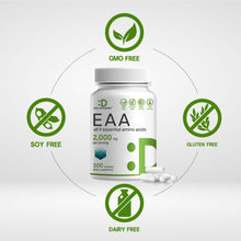 Load image into Gallery viewer, Essential Amino Acids with Complete BCAAs, 300 Capsules
