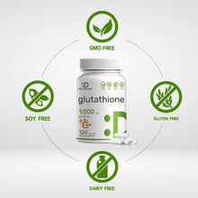 Load image into Gallery viewer, Glutathione Supplement 1,000mg Per Serving |120 Capsules
