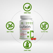 Load image into Gallery viewer, Lutein and Zeaxanthin Supplements, 40mg Per Serving, 300 Softgels
