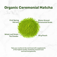 Load image into Gallery viewer, Organic Ceremonial Matcha Powder, 50g
