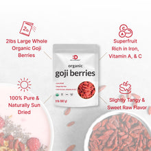 Load image into Gallery viewer, Sun Dried Organic Goji Berries, 2lbs
