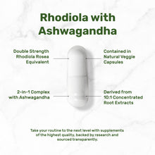 Load image into Gallery viewer, Rhodiola Rosea with Ashwagandha 5,000mg Per Serving, 240 Veggie Capsules

