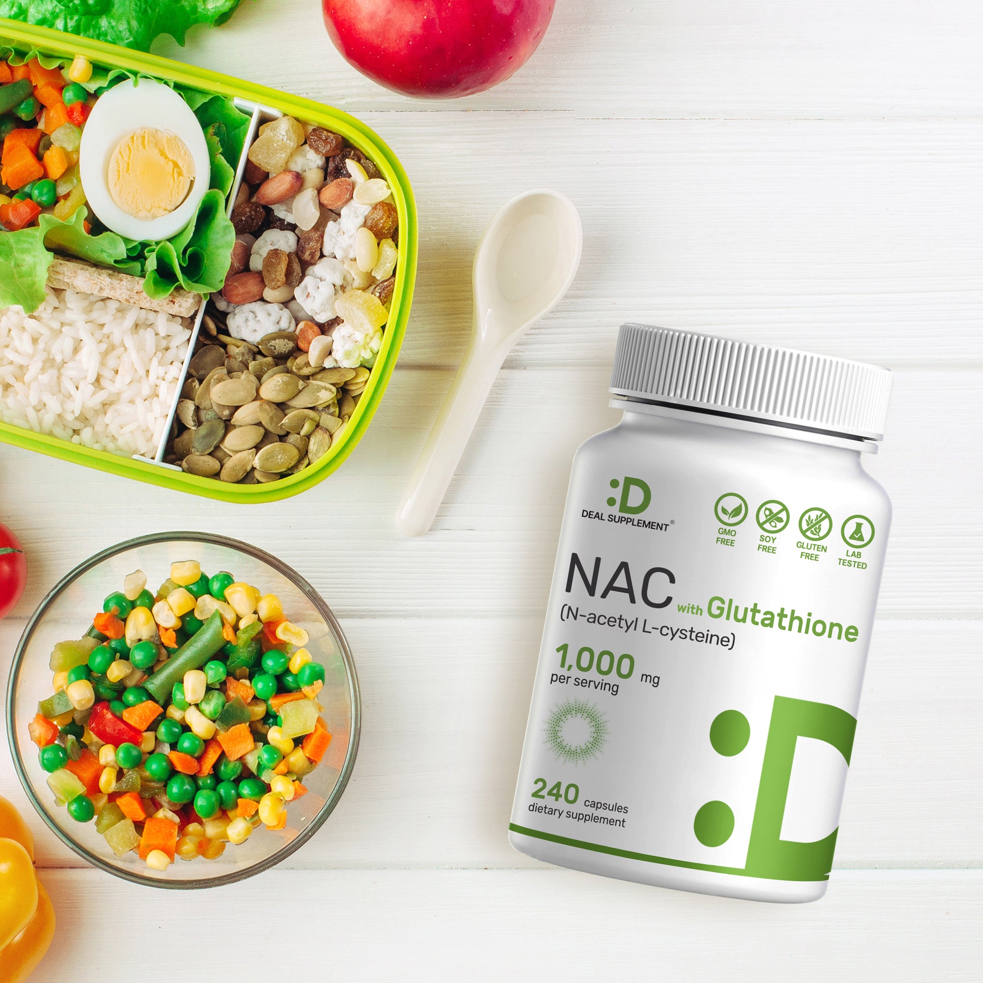 l cysteine or glutathione L-cysteine