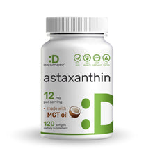 Load image into Gallery viewer, Astaxanthin 12mg with MCT Oil, 120 Softgels
