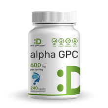 Load image into Gallery viewer, Alpha GPC 600mg Per Serving, 240 Capsules
