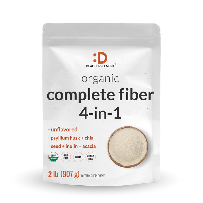 Organic Fiber Powder Supplement, 2lbs