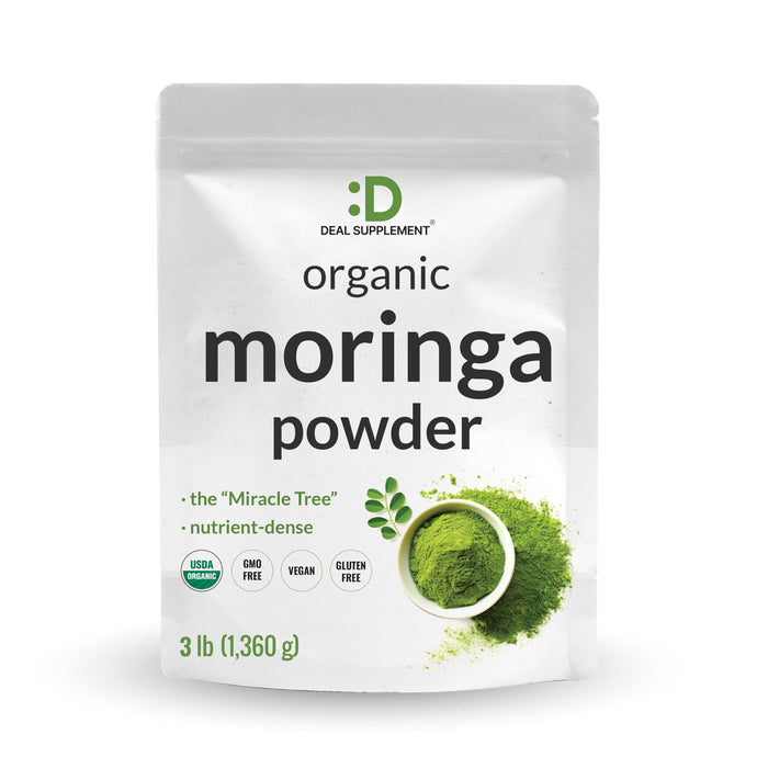 Organic Moringa Leaf Powder, 3 Pounds