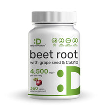 Load image into Gallery viewer, Beet Root with Grape Seed &amp; CoQ10 4500mg, 360 Tablets
