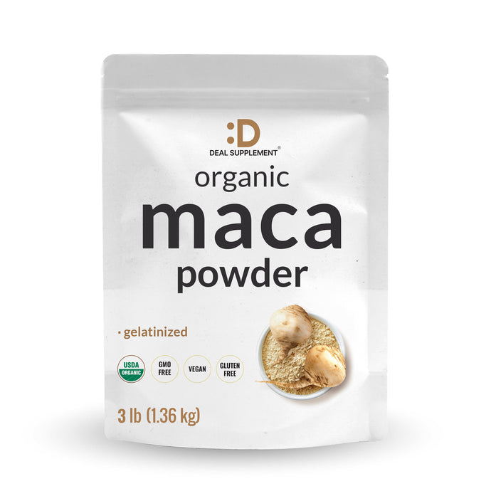 Organic Peruvian Maca Root Powder, 3lbs
