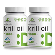 Load image into Gallery viewer, Antarctic Krill Oil, 1,000mg Per Serving, 240 Softgels
