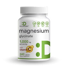 Load image into Gallery viewer, Magnesium Glycinate 1,000mg Plus Vitamin C, 240 Capsules
