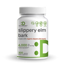 Load image into Gallery viewer, Slippery Elm Capsules, 6,000mg Per Serving – 300 Pills
